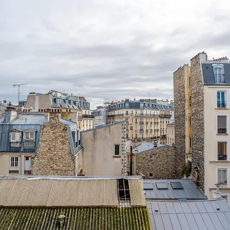 Appartement Calm Apt Near Montmartre